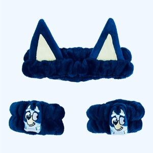 Bluey Plush Spa Headband & Wristbands Set